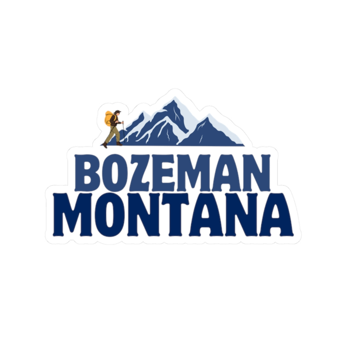 Bozeman Montana Adventure Stickers