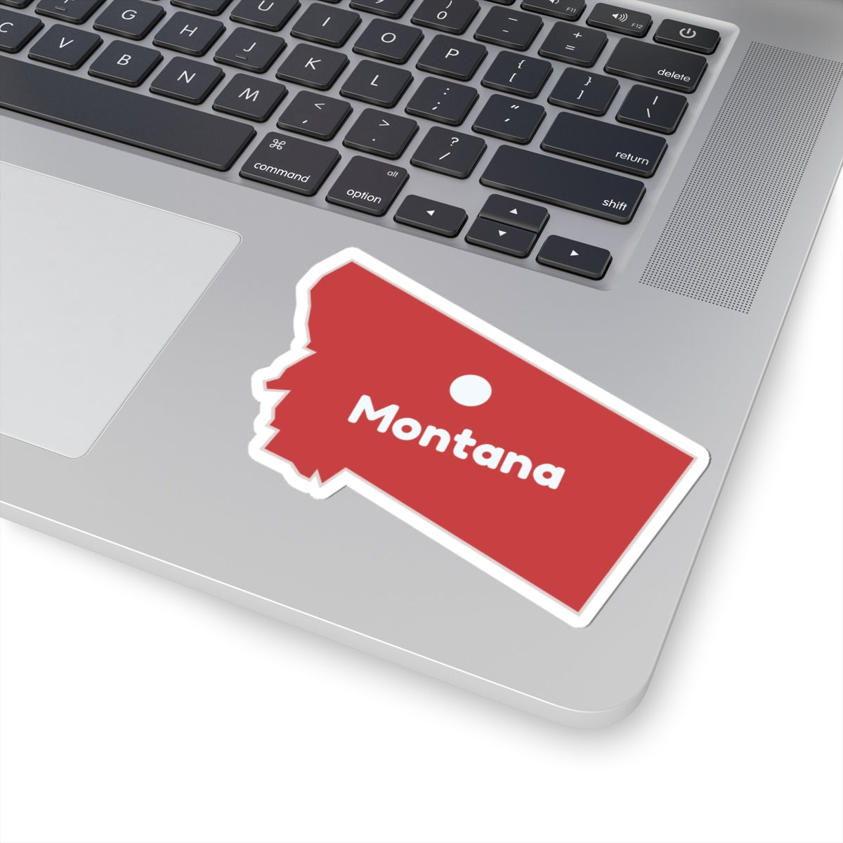 Montana Map Kiss-Cut Stickers