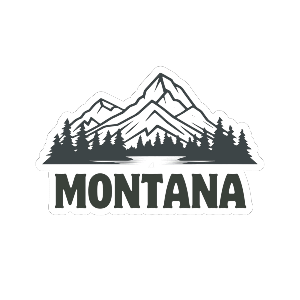 Montana Kiss-Cut Stickers Laptop Sticker