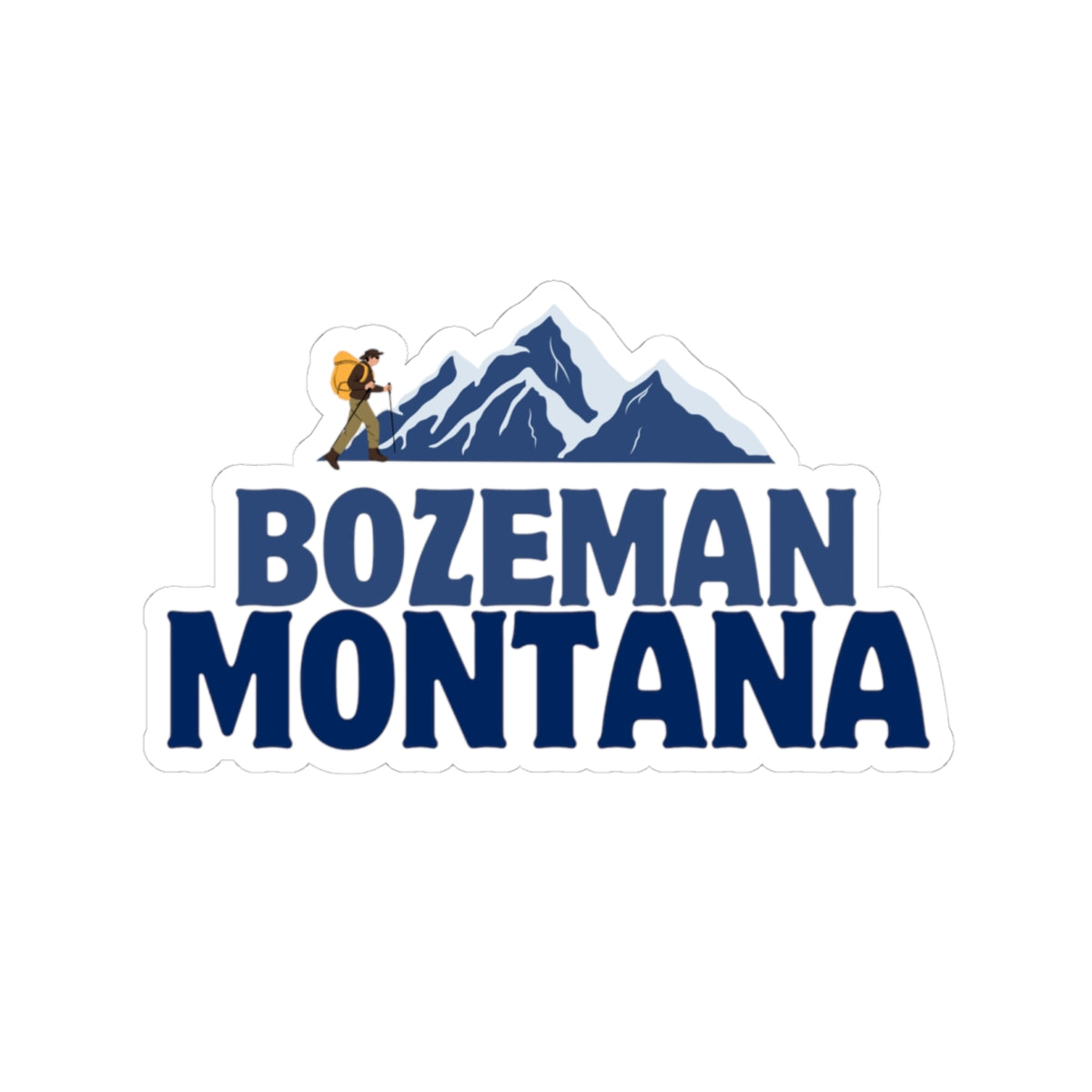 Bozeman Montana Adventure Stickers