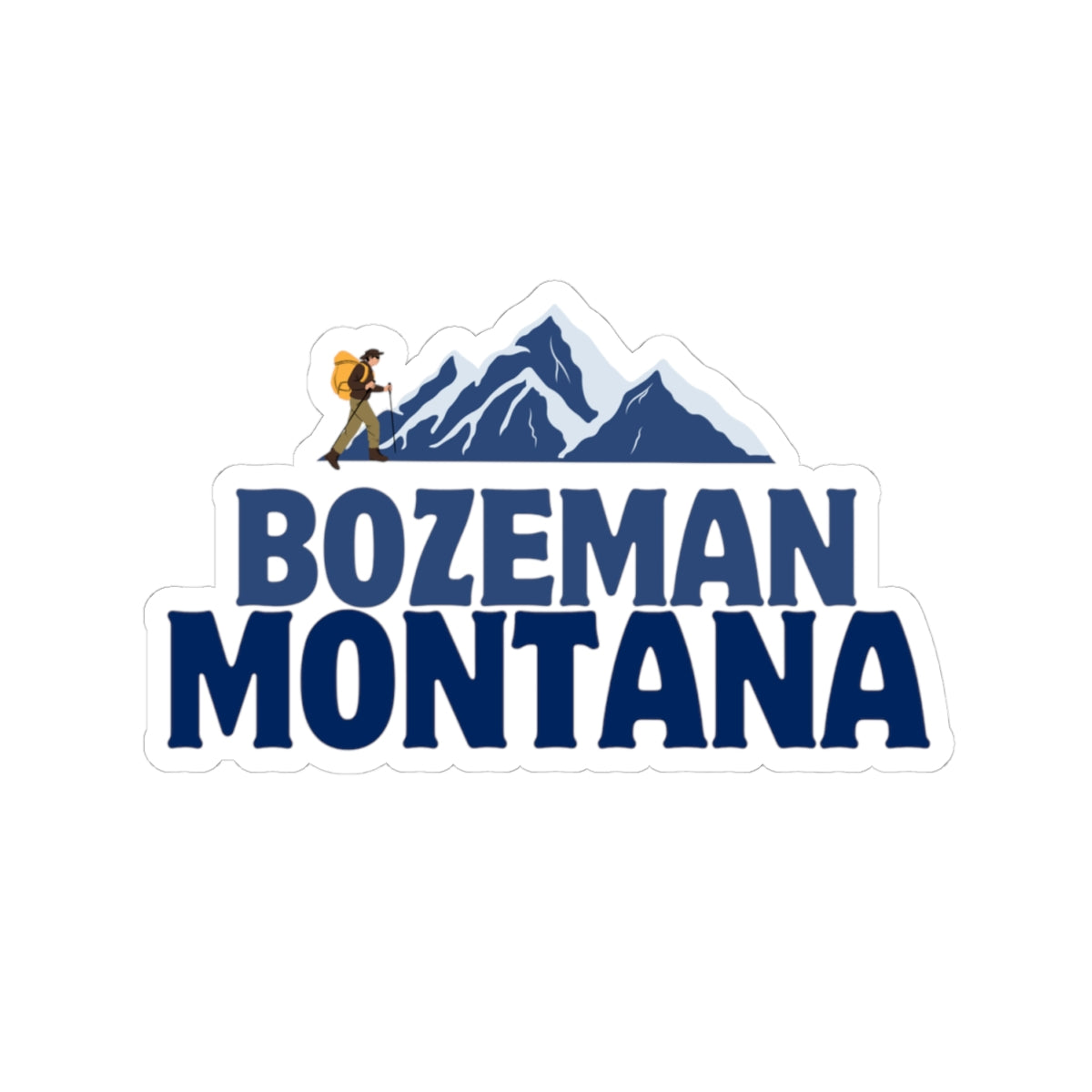 Bozeman Montana Adventure Stickers
