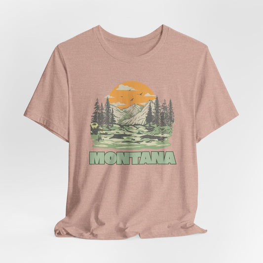 Montana Sunset Unisex Tee