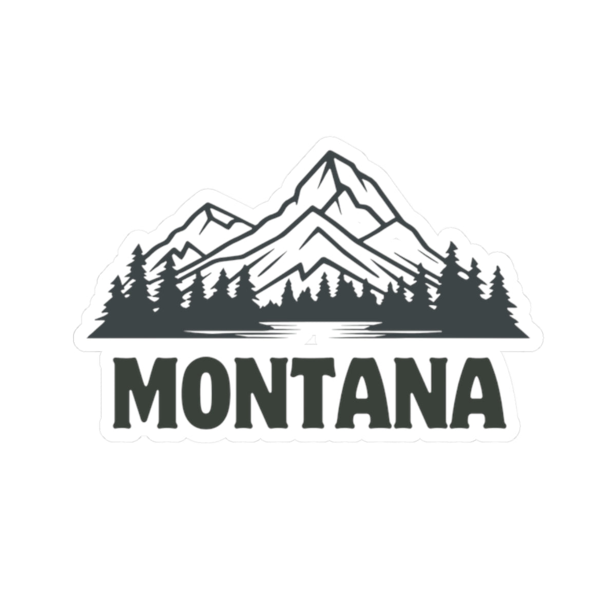 Montana Kiss-Cut Stickers Laptop Sticker