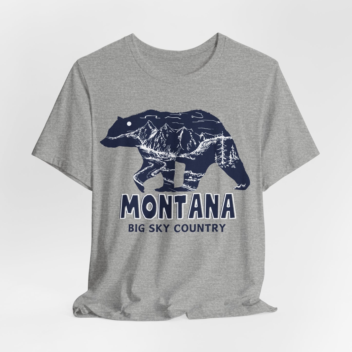 Montana Bear Unisex Graphic Tee