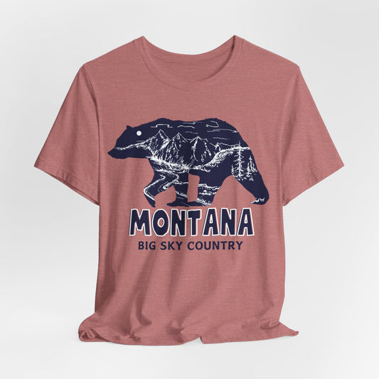 Montana Bear Unisex Graphic Tee
