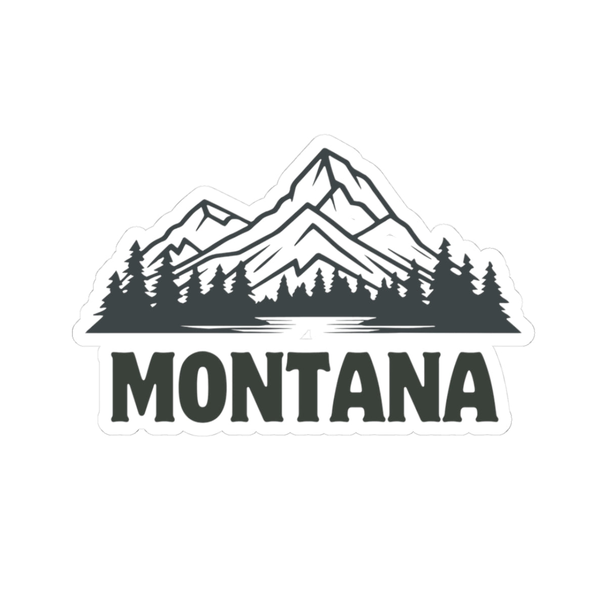 Montana Kiss-Cut Stickers Laptop Sticker
